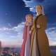 Princess Medmel and castle-employed substitute mother-figure